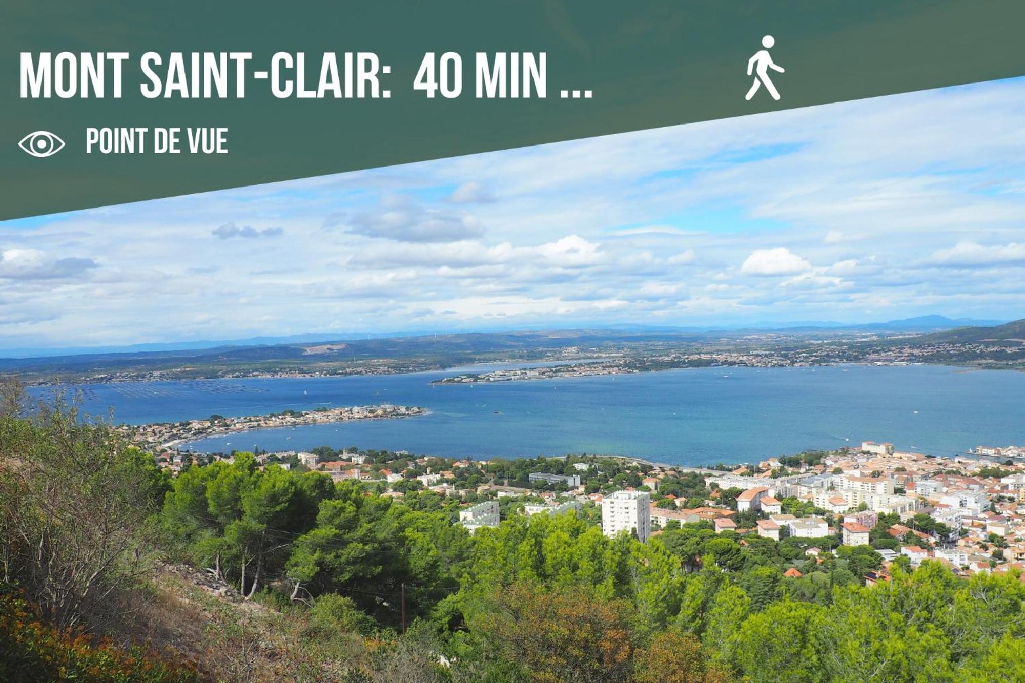 L'escale Setoise , Terrasse, Vue Mont St Clair Appartement